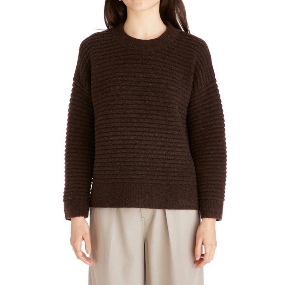 Madewell Women's Brown Elsmere Pullover Sweater | Great Condition